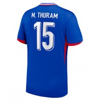 Camisa de time de futebol França Marcus Thuram #15 Replicas 1º Equipamento Europeu 2024 Manga Curta